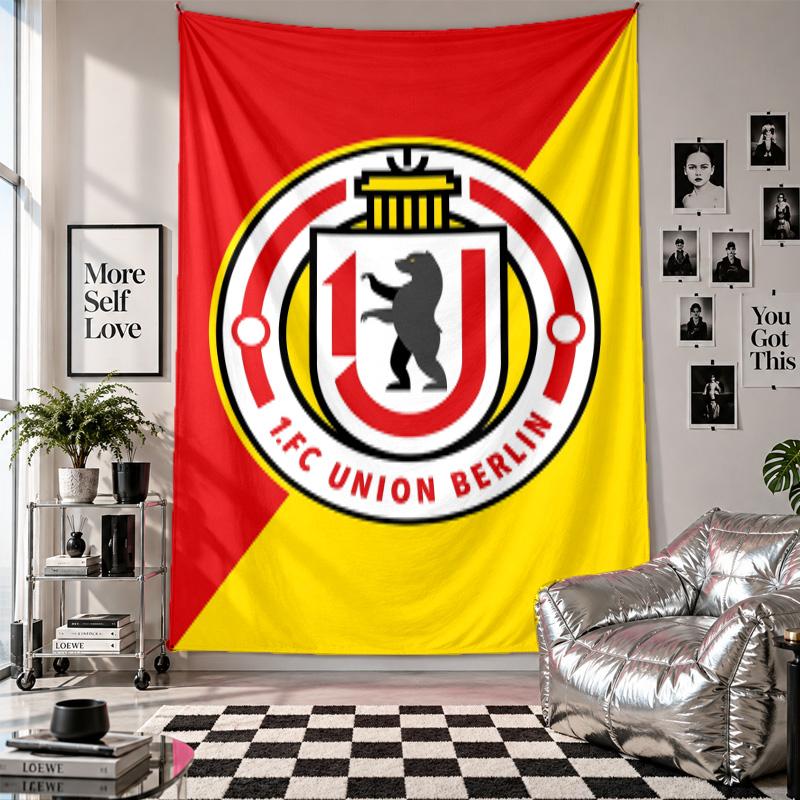 Union Berlin FC Wall Tapestry Home Decor Wall Hanging Cloth for Bedroom Living Room Background