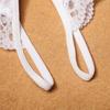 Panties Crotch Opening Low Waist Nylon Hollow Lace See-through Thong for Valentine's Day
