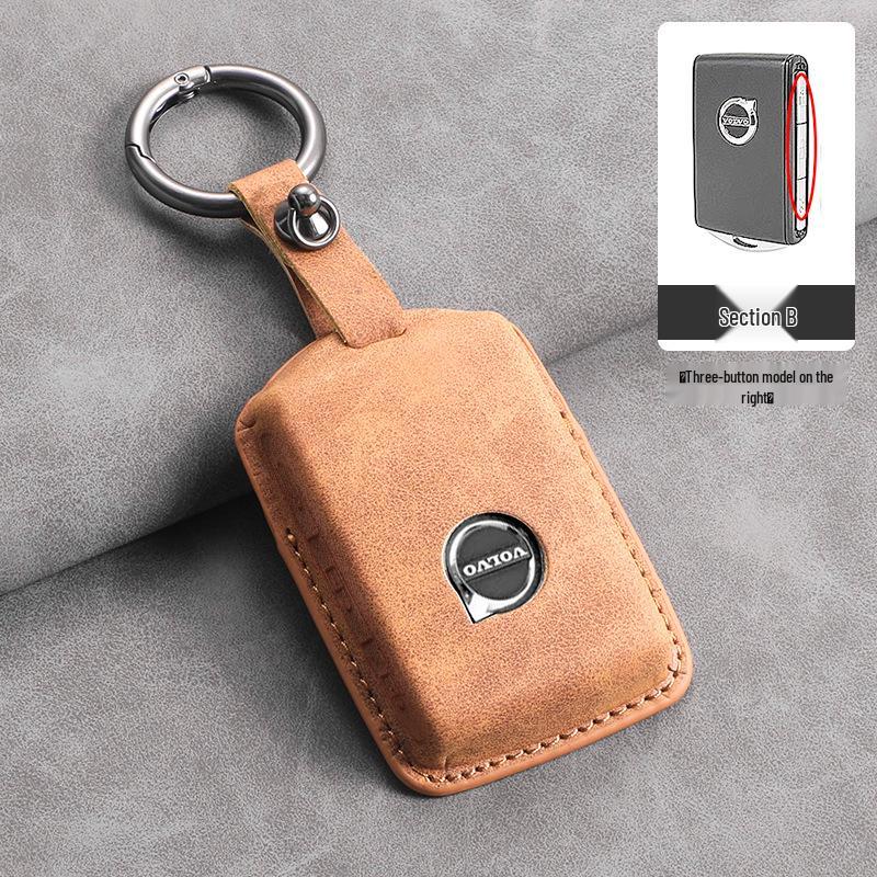 Volvo Key Case for XC60, S90, S60, XC90, V40, V90, S60L, XC40 - New Car Key Bag