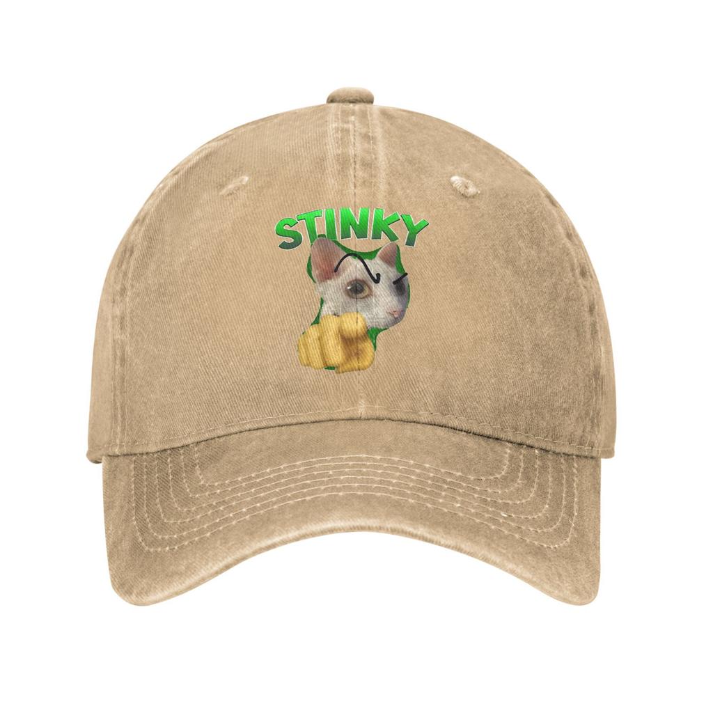 Unisex Stinky Funny Cat Meme Cap Merch Baseball Cap Fashion Trucker Hats Adjustable