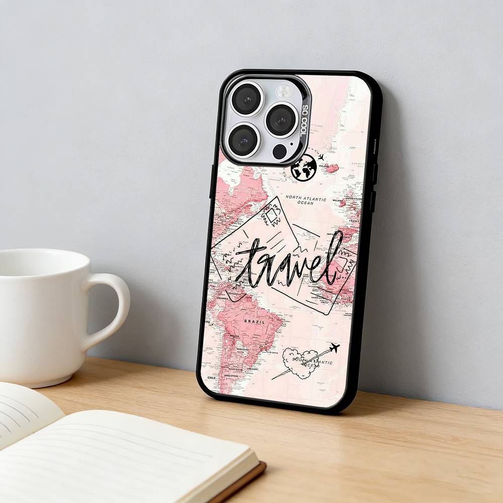 

Чехол для телефона с принтом самолета для iPhone 17,16,15,14,13,12,11 Plus,Pro Max,XS,Красочный серебряный чехол для телефона Funda Cover iPhone15promax