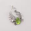 Peridot Gemstone Silver Partywear Pendant, 925 Sterling Silver Women Jewelry, August Birth-Stone Gift CP-42-1