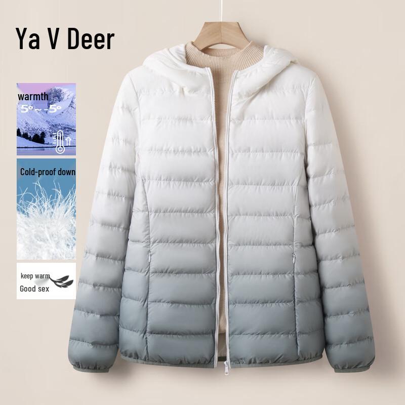 

Женский пуховик Yalu 2025 для миниатюрных фигур, легкий, с капюшоном 3XL