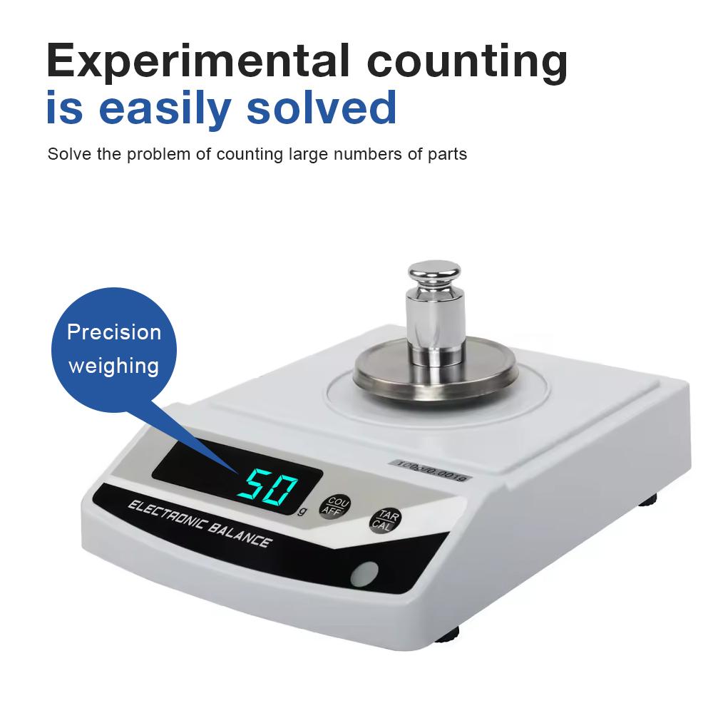 Digital Display Balance Scale 300g/0.01g 100g/0.001g 600g/0.01g 2kg/0.01g High Precision Balance Electronic Scale for Laboratory