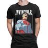 Men T-Shirt Invincible Omni-Man Character Awesome Cotton Tee Shirt Short Sleeve Anime Cartoon T Shirt O Neck Clothes New Arrival