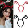 Butterfly Antenna Headband Velvet Bugs Hairband for Halloween Party Costume Cosplay Dressing Up Pretend Play Accessory