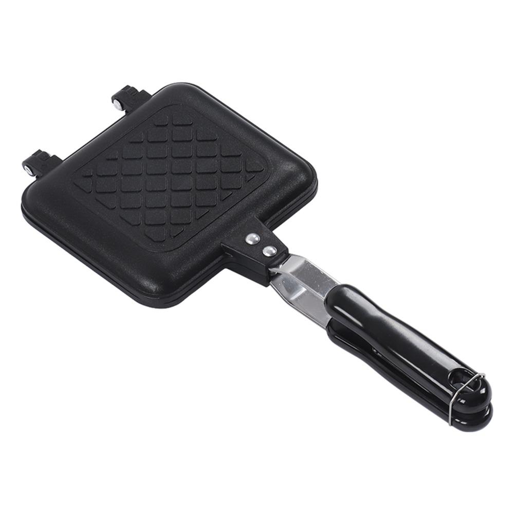 Non-Stick Panini Maker Flat Bottom Frying Pan Stovetop Press Sandwich Maker  Camping/Outdoors
