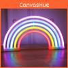 Rainbow Colorful Led Neon Sign Light Wall Hanging Night Lamp Bar Home Party
