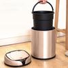 Automatic Sensor Trash Can Luxury Stainless Steel Trash Cans Large Capacity Kitchen Litter Bins Smart Bathroom Dustbin with Lid