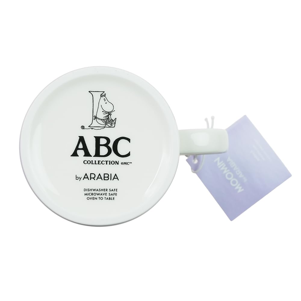 Arabia Moomin Alphabet Mug 400ml "L" [Used]