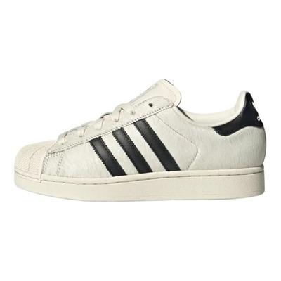 Superstar 2 Off White Pony Hair Women Sneakers Cream Core-Black JQ7418
