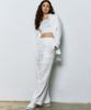 MANAVIS7 Loen Banding Pants [White]