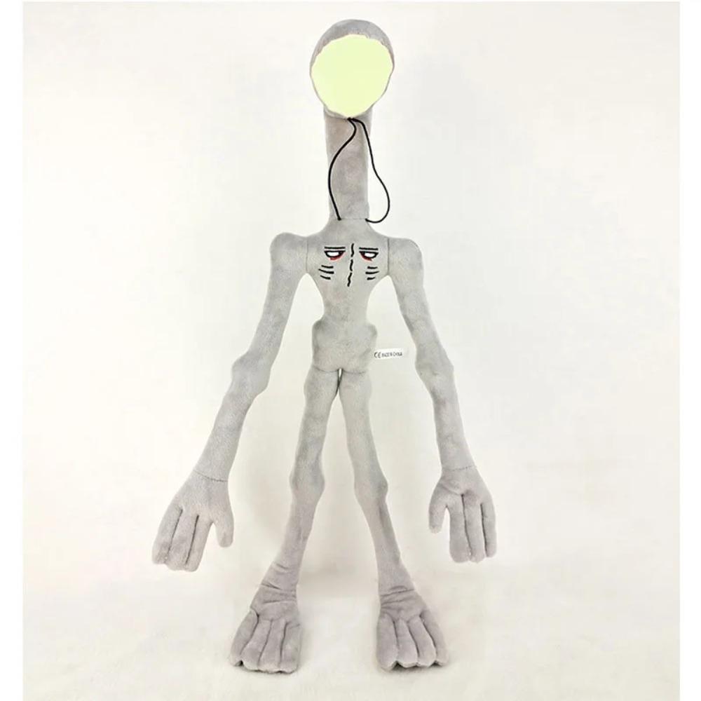 Peluche Sirena Testa 55cm Sirenhead Bambola Morbida Ripiena Figure Personaggio Horror Giocattolo Peluche per Bambini Regalo di Compleanno Natale
