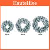 Christmas Wreath With Snowy Pvc Vine Wholesale Xmas Decoration For Shop Windows Small Medium And Large Sizes
