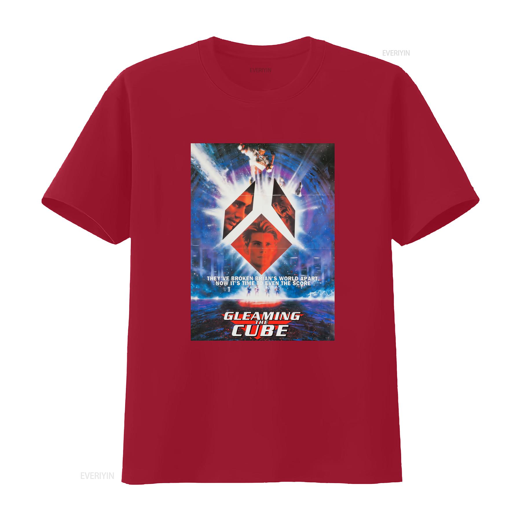 Gleaming The Cube Movie Retro 80s V9 T Shirt Sci Fi Adventure Design vintage Washed homme fashion designer clothes streetwear S