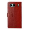 For OnePlus Nord 4 Case with Wrist Strap Y Shaped Lines Imprint Leather Phone Cover