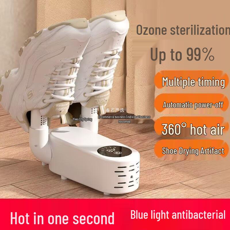 2025 Vollautomatischer Schuh-Trockner - Wärmt, Desodoriert, Sterilisiert und Trocknet Schuhe für den Heim- oder Wohnheimgebrauch