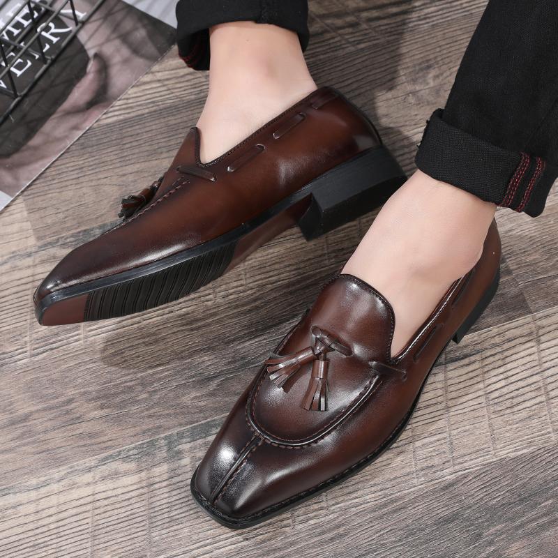 Leather Shoes For Man Genuine Leather Big Size Shoes  Designer Formal Shoes Casual Shoes Fashion Business