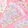 Creative Cute Cartoon Girl Special Oil Notebook Tape Decorative Stickers