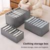 Underwear Organizer 24 Slots Foldable Container Drawer Divider Closet Storage Box for Bras Panties Socks in Bedroom