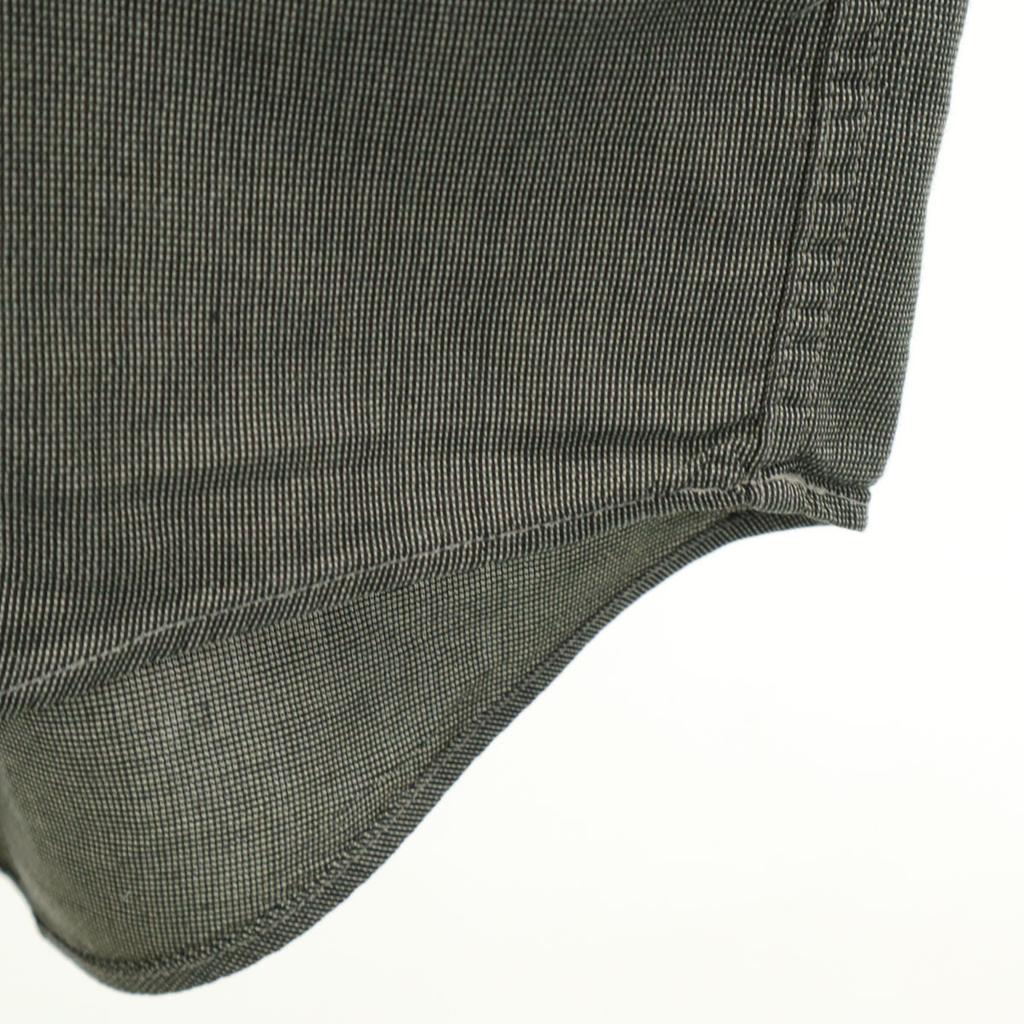 Givenchy 90s Made In Japan Old Long Sleeve Cotton Shirt 48 Gray Men's Used