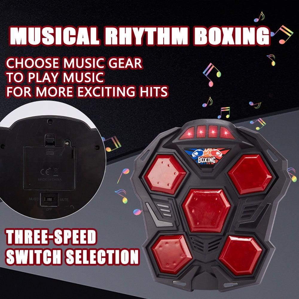 Portable Interactive Boxing Toy Set Creative Smart Music Boxing Machine  Boxing Training Equipment