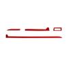 BBP1 For Dodge RAM 1500 2500 3500 2019-2026 Car Center Console Red Line Decorative Strip ABS Interior Sticker Trim Accessories
