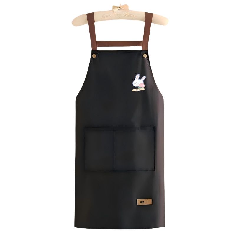 Waterproof and Oil-resistant Apron, Household Kitchen Work Clothes Apron