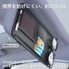 Donaly Car Storage Sun Visor Pocket PU Leather Car Storage Bag Multifunctional Pocket Sunglasses Holder Card Parking Ticket Small Item Holder 0.6cm