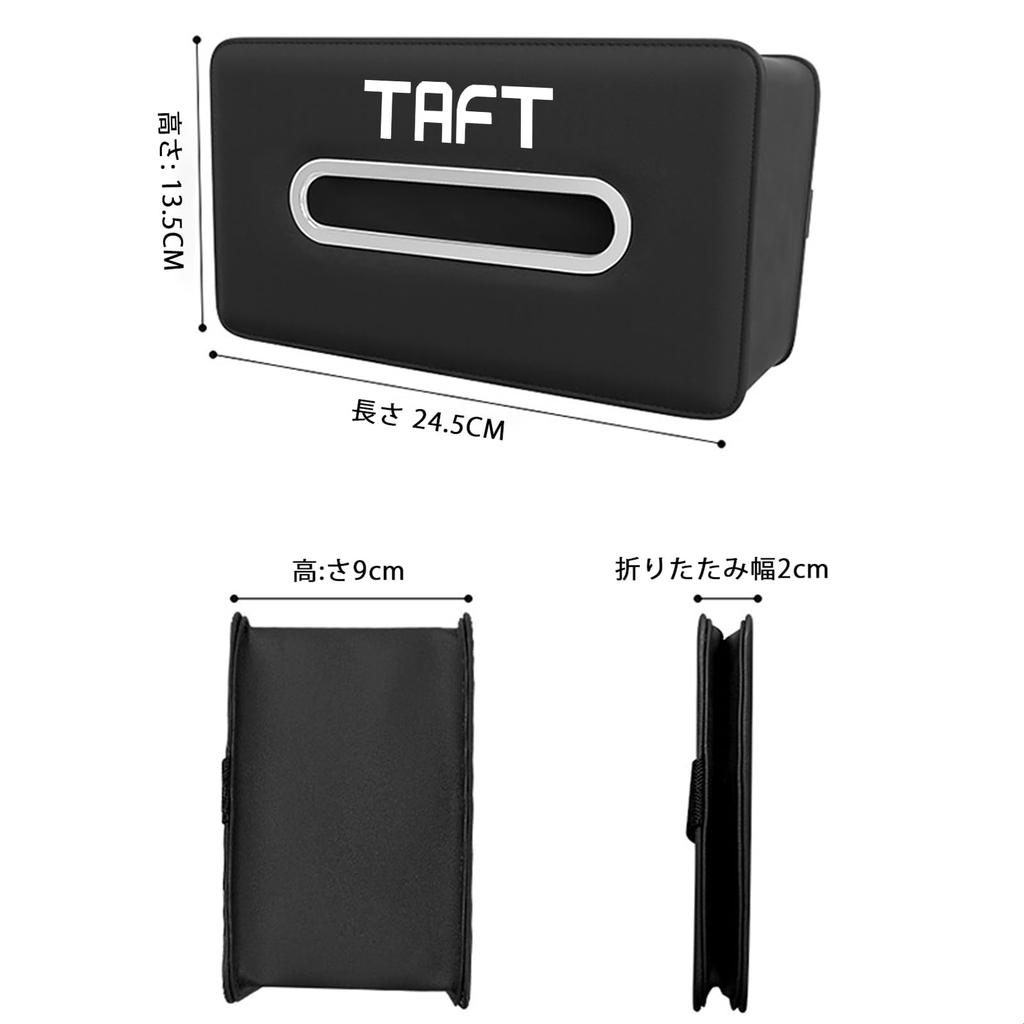 MAIFANGQI Car Tissue Suitable for Taft Tissue Paper Towel Tissue Box for Headrest or Large Microfiber Waterproof and Easy to Elastic Strap Black Bag,