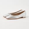 Low heel flat made in 134035100010 [Diana] shoes, Japan, silver, 23.0cm,