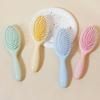 Mini cute comb, suitable for home hair styling, anti slip massage air cushion comb, special for real hair wigs