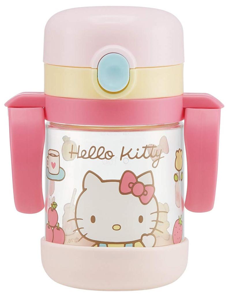 Skater Faltbarer Ausguss Hello KSPW1 Zweihandbecher, 260ml, Kitty, KT, 1970er, Sanrio,