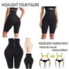 Plus Size Tummy-Control and Butt-Lifting Trousers Postpartum High-Waisted Fake Buttocks and Perky Bottom Button-Fastening Waistband Trousers