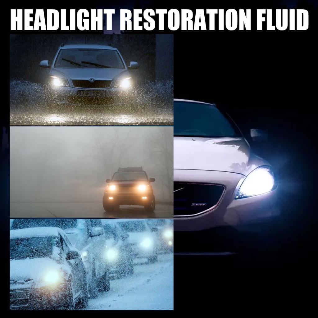 100ml Car Headlight Restoration Polishing Kit Headlamp Repair Kits Car Light Polisher Cleaning Paste Cars Paint Refurbish Agent