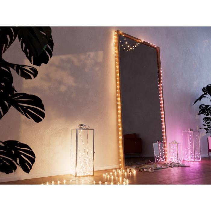 Guirlande lumineuse - twinkly - pearl - 200 leds - multicolore - 12 m