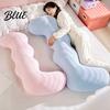 Body Support Cushion Cooling Pillow for Adults & Side Sleepers Breathable L-Shaped Long L Shaped Hugging Pillow Full Leg with Removable Cover