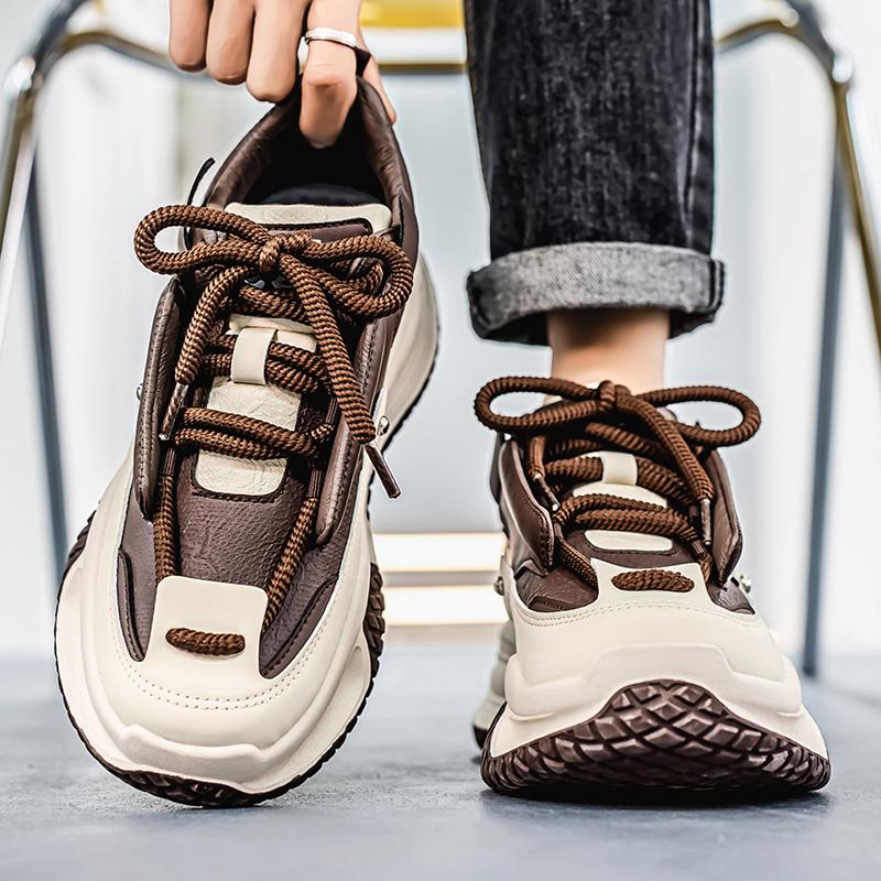 Fashion Original Casual Men Sneakers Designer Height Increasing Shoes for Men Comfortable Breathable Men Outdoor Sneakers Tenis