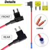 Universal 5er-Pack 12 V Auto Add-A-Circuit Piggy Back Sicherungsabgriff-Adapter 16 AWG 20 A APM ATM Mini-Sicherungsklingenhalter Kleiner Sicherungsauszieher