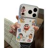 Shin-chan Cartoon Apple 17 Pro Max Case, Large Window Compatible with Silver Frame & Corning Shell