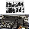 Tee Connectors Water Spray Pipe Connectors Auto Quick Release Fittings  Universal Application