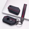 Silicone Key Cover with Keychain for BMW Motorcycle 2 Button Smart Key, Fits BMW R1200GS R1250GS F750GS F850GS K1600GT, Shockproof Key Fob Holder