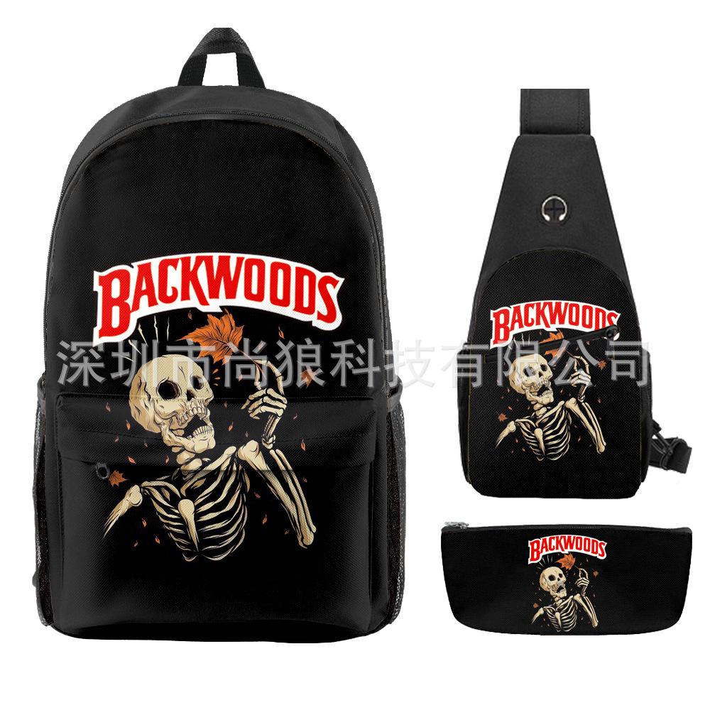 Student School Bag Backwoods Backpack Shoulder Bag School Bag Large Capacity Water-Proof Backpack