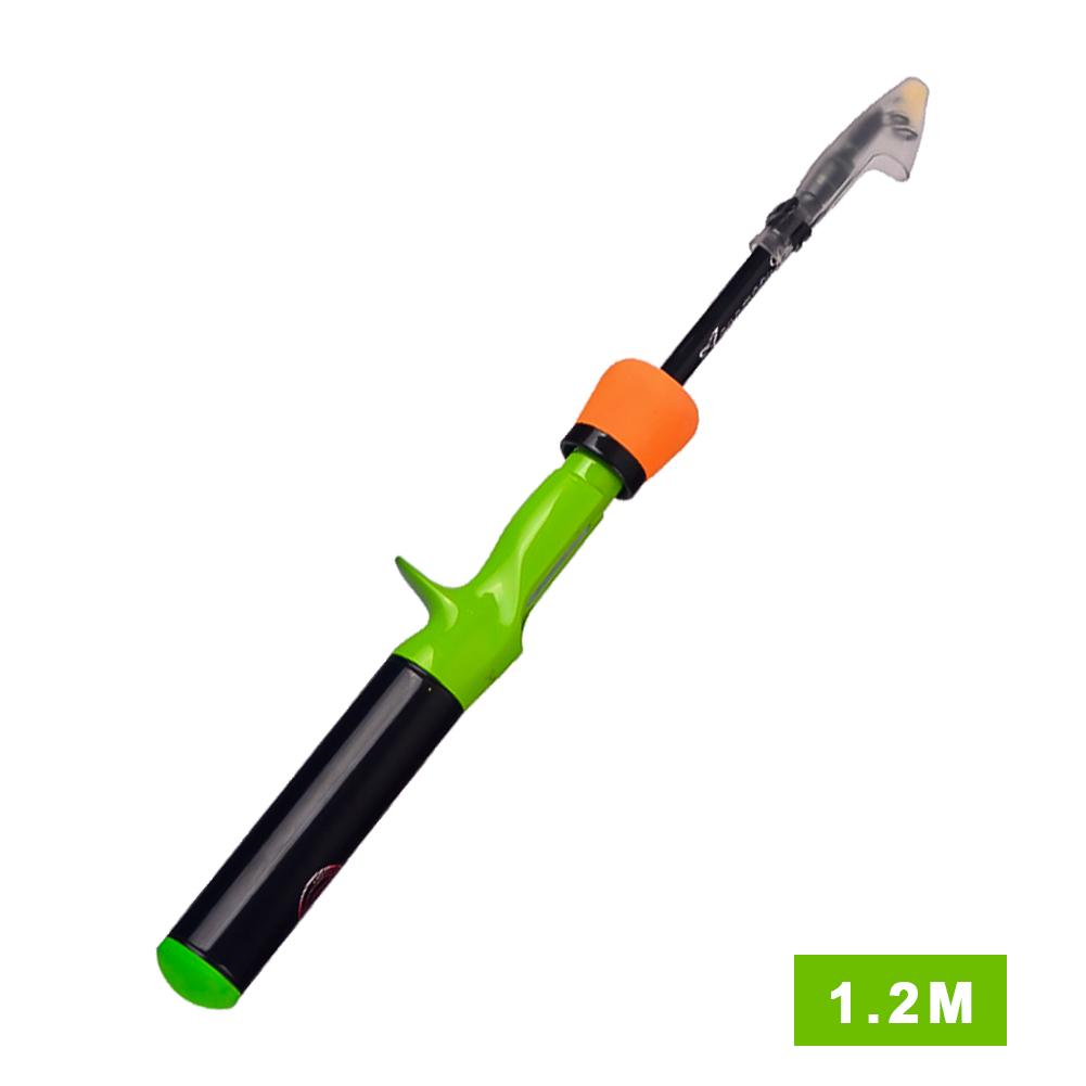 1.2/1.5M Mini Ultralight Adjustable Telescopic Fishing Rod with Gun Handle Stream Hand Pole Carp Feeder Fishing Tackle
