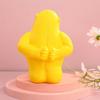 Yellow Squeezing Monkey Toys Orangutan Soft Glue Gorilla Toys Squeeze Vent Gorilla  Adults Gifts