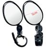 Bicycle Motorcycle Rearview Mirror Universal 360 Rotation Adjustable Round Ellipse Rear View Mirrors For Road Bike Accessories