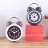 Fashion Creative 1 Inch Metal Bell Alarm Clock Silent Alarm Clock Children's Bedroom Student Dormitory Luminous Clock