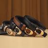 Women's Korean Retro Thin Leather Belt with C Buckle - Fashionable and Versatile for Jeans and Pants
