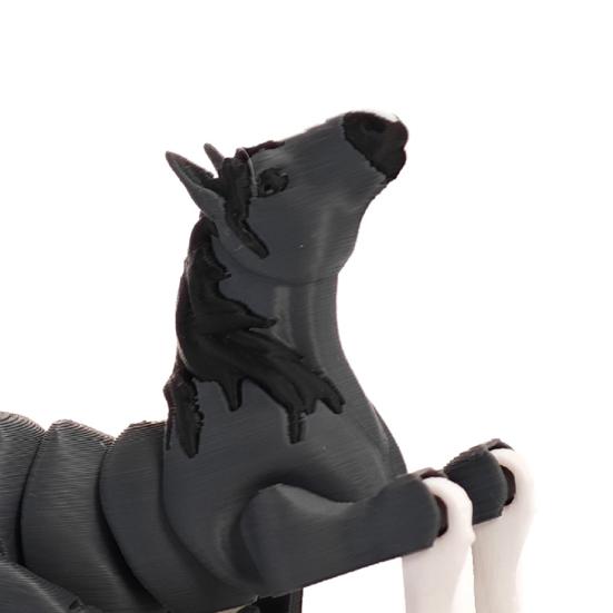 Yousheng 3D Printed Horse Figurine Movable Joints Horse Figure Stress Relief Fidget Toy Animal Model Statue Desktop Decoration Ornament