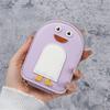 Creative MengMeng Penguin Degaussing Card Package Women's Zipper Multi-card Bank Card Holder Driver's License Compact Card Holde